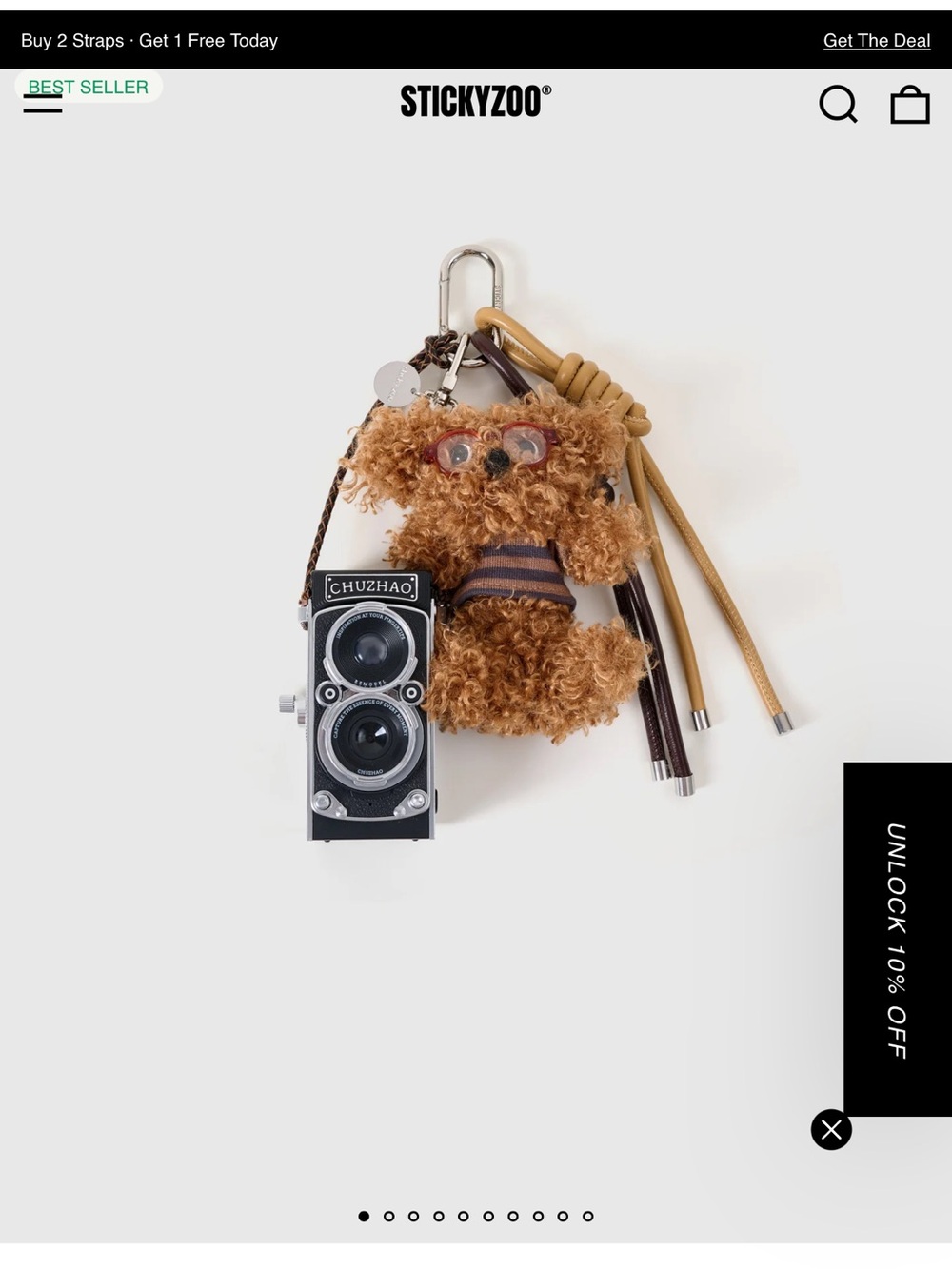 Stickyzoo poodlegram stack charm